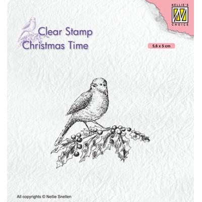 Nellie's Choice Clear Stamp - Bird On Hobbybranch